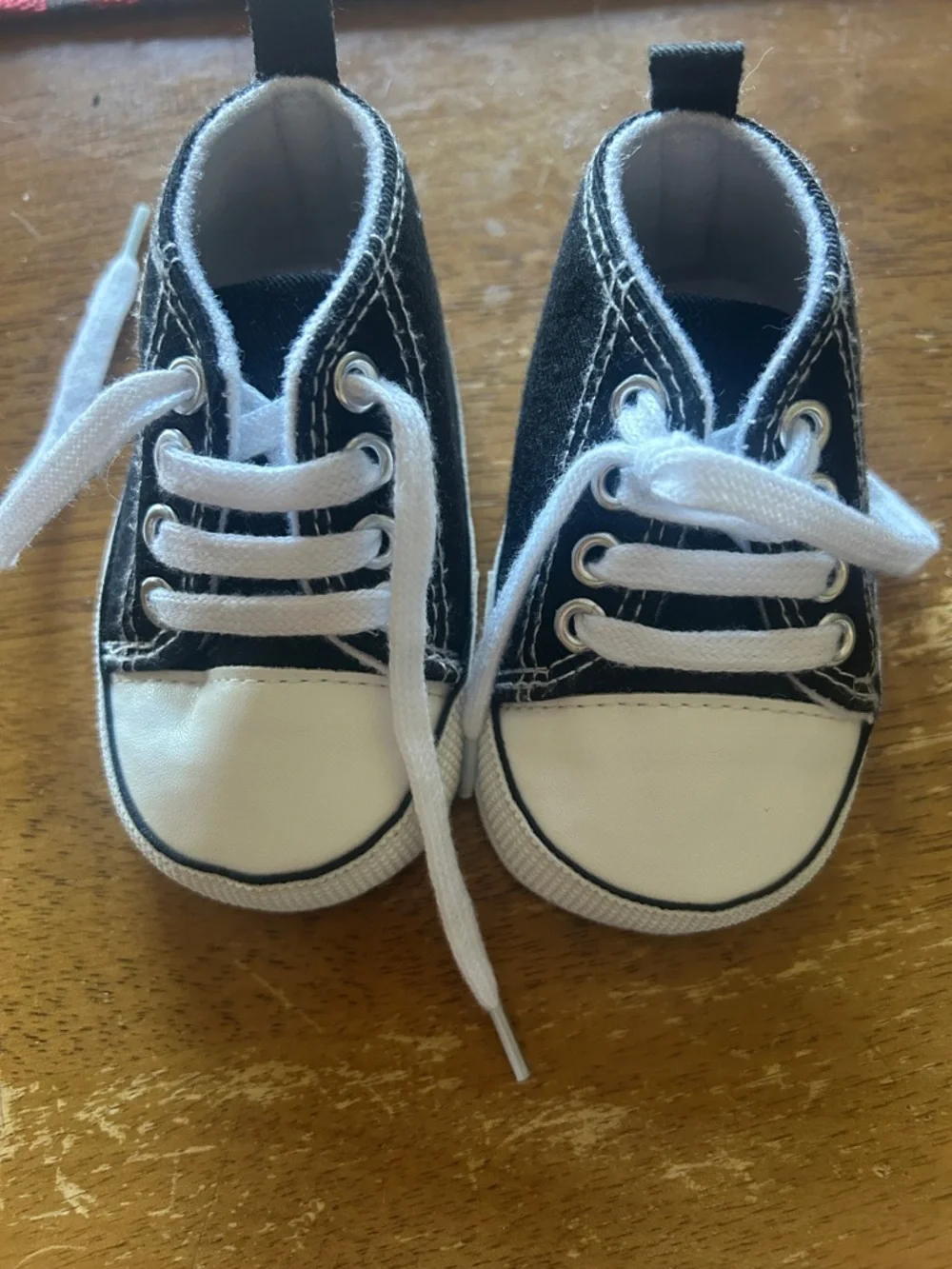Converse Kids Black and White Mini Canvas Sneakers
